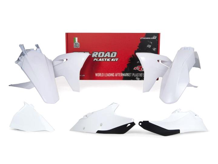 GAS GAS EC / ECF Plastic Kit / Body Set – White – 2021–2023