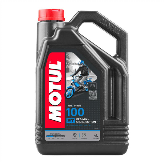 100 2T 4 Litre, MOTUL 450058, Motorcycle, MINERAL