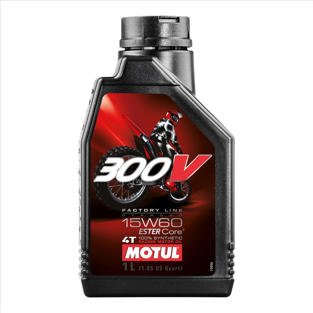 300V FL OFF ROAD 15W60 1 Litre, MOTUL 450044, Motorcycle, 100% SYNTHETIC