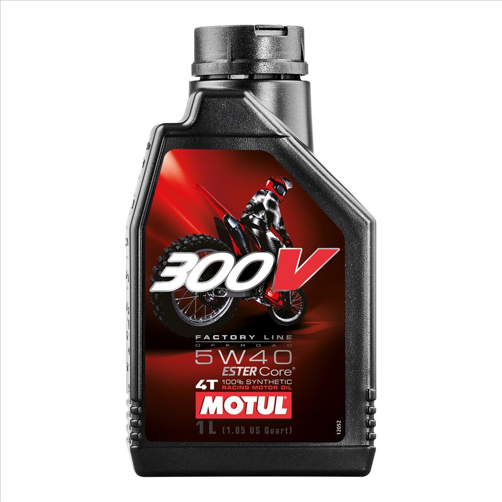 300V FL OFF ROAD 5W40 1 Litre, MOTUL 450042, Motorcycle, 100% SYNTHETIC