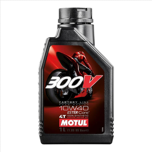 300V FL ROAD RACING 10W40 1 Litre, MOTUL 450008, Motorcycle, 100% SYNTHETIC