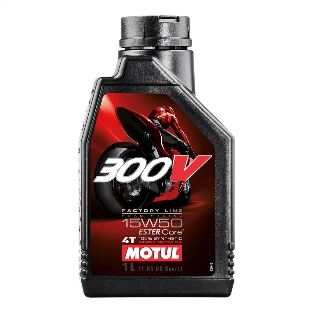 300V FL ROAD RACING 15W50 1 Litre, MOTUL 450010, Motorcycle, 100% SYNTHETIC