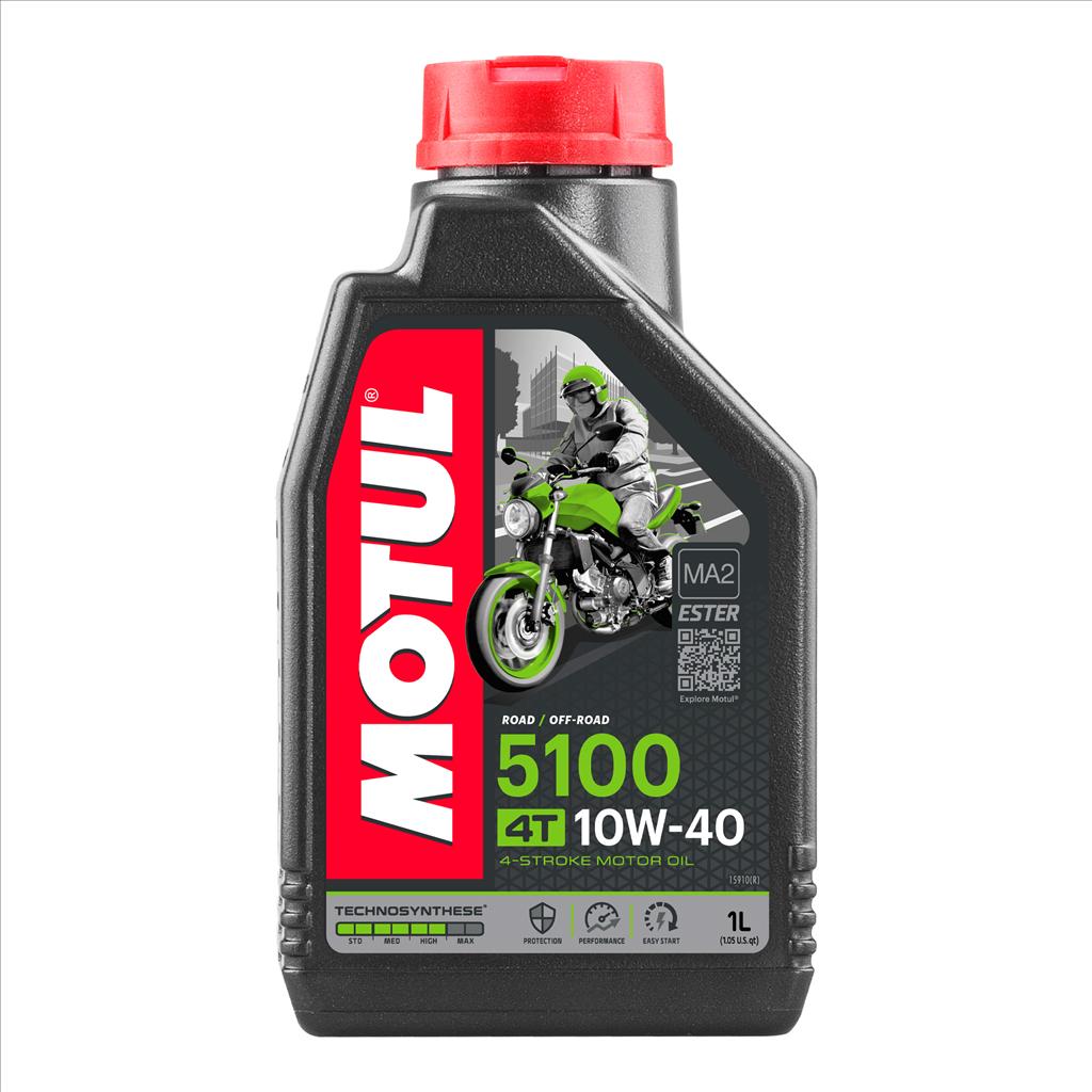 5100 10W40 4T 1 Litre, MOTUL 450028, 12, Motorcycle, TECHNOSYNTHESE