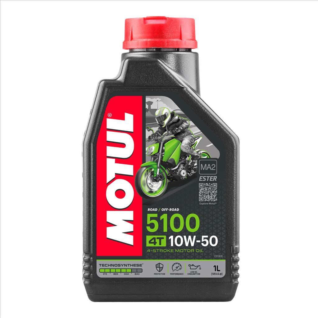 5100 10W50 4T 1 Litre, MOTUL 450031, 12, Motorcycle, TECHNOSYNTHESE