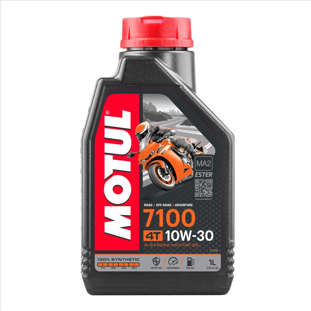 7100 10W30 4T 1 Litre, MOTUL 450014, 12, Motorcycle, 100% SYNTHETIC