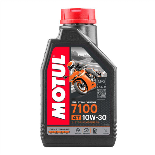 7100 10W30 4T 1 Litre, MOTUL 450014, 12, Motorcycle, 100% SYNTHETIC