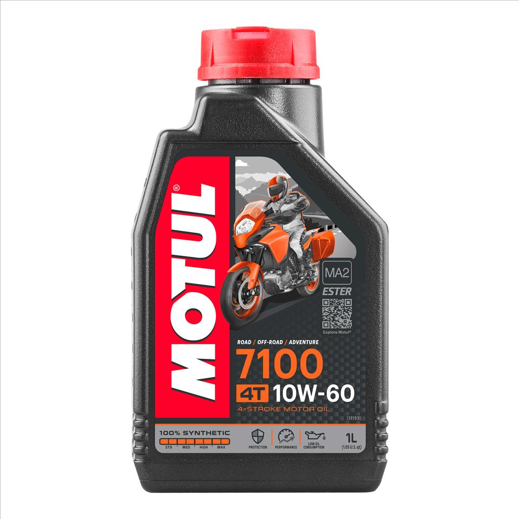7100 10W60 4T 1 Litre, MOTUL 450020, 12, Motorcycle, 100% SYNTHETIC