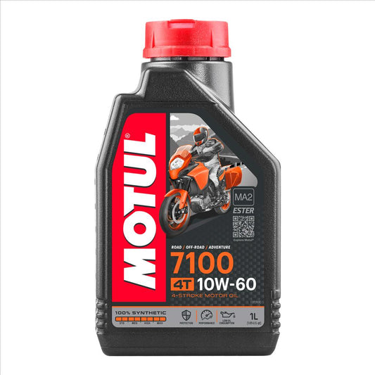 7100 10W60 4T 1 Litre, MOTUL 450020, 12, Motorcycle, 100% SYNTHETIC