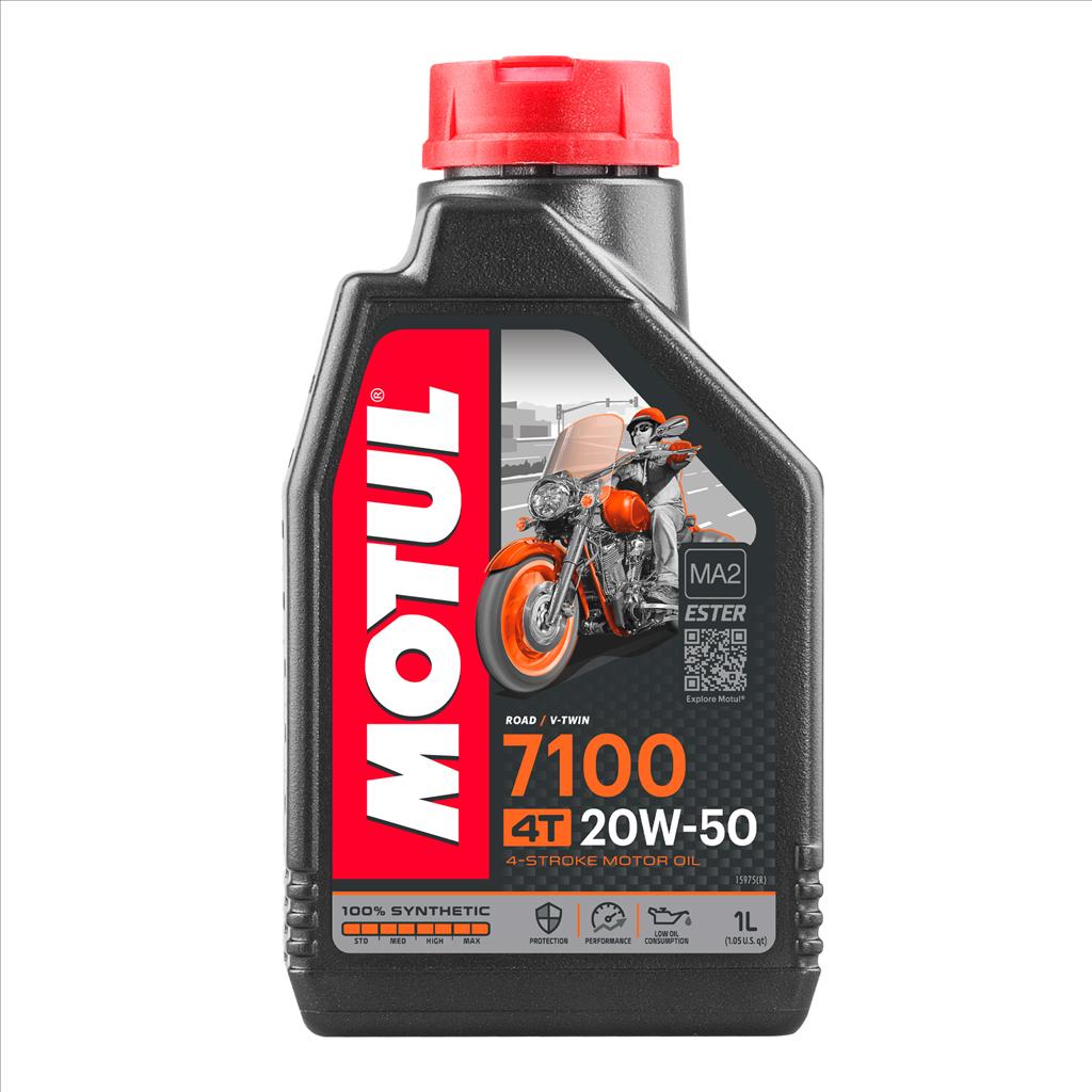 7100 20W50 4T 1 Litre, MOTUL 450024, 12, Motorcycle, 100% SYNTHETIC