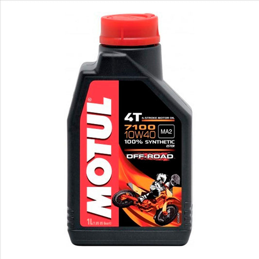 OFFER 450016, 7100 4T 10W40 OFF ROAD 1 Litre, MOTUL 450046, BOX=12 Motorcycle, 100% SYNTHETIC