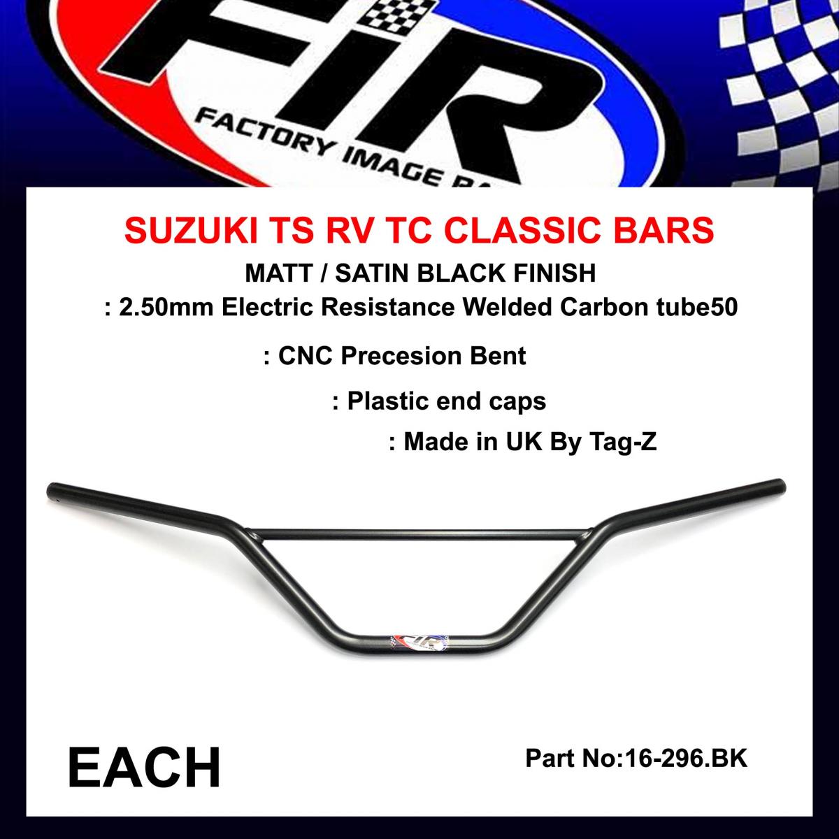 TS RV TC STEEL CLASSIC HANDLEBARS,  / BLACK MATT FINISH, 56110-28000 56110-32201 56110-27700