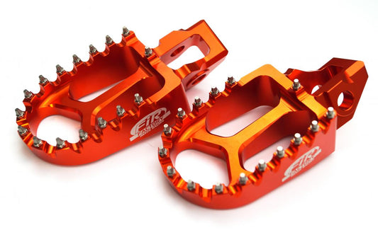 FOOT PEGS ORANGE GASGAS/HUSQVARNA/KTM, FIR ASF-19, CNC ALLOY