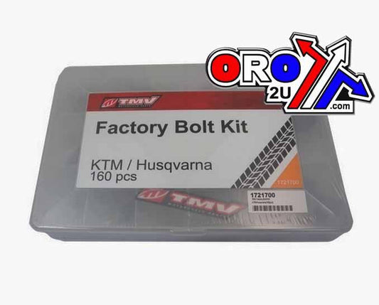 BOLT KIT FACTORY KTM/HUSKY, TMV 1721700, 160PCS