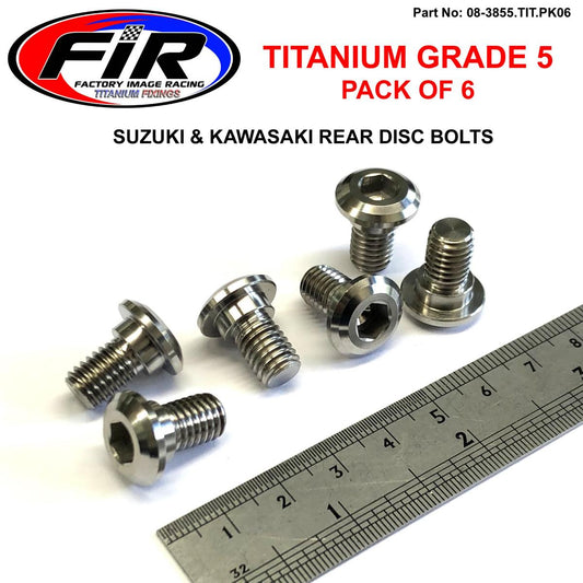 GR5 BOLT DISC M8x15mmPK6, 09139-08022 SUZUKI REAR