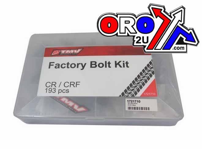 BOLT KIT FACTORY CR/CRF 193pcs, TMV 1721710, HONDA