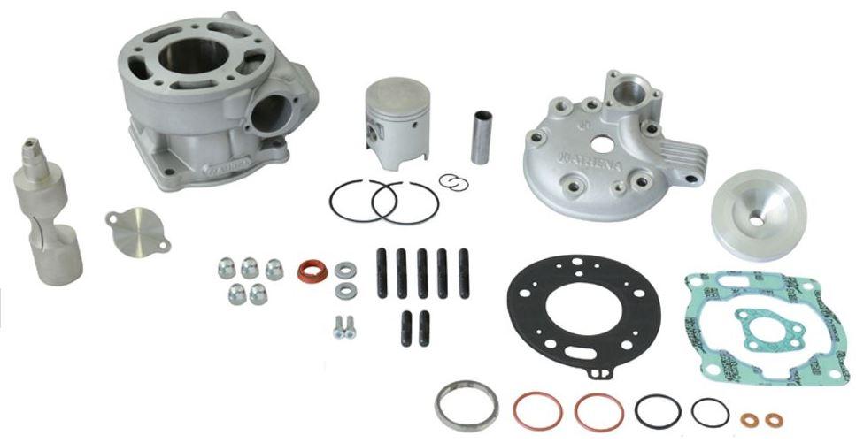 CYLINDER FULL KIT 56MM TZR YAMAHA DERBI 125, ATHENA P400485100019 STD BORE, (Piston included)