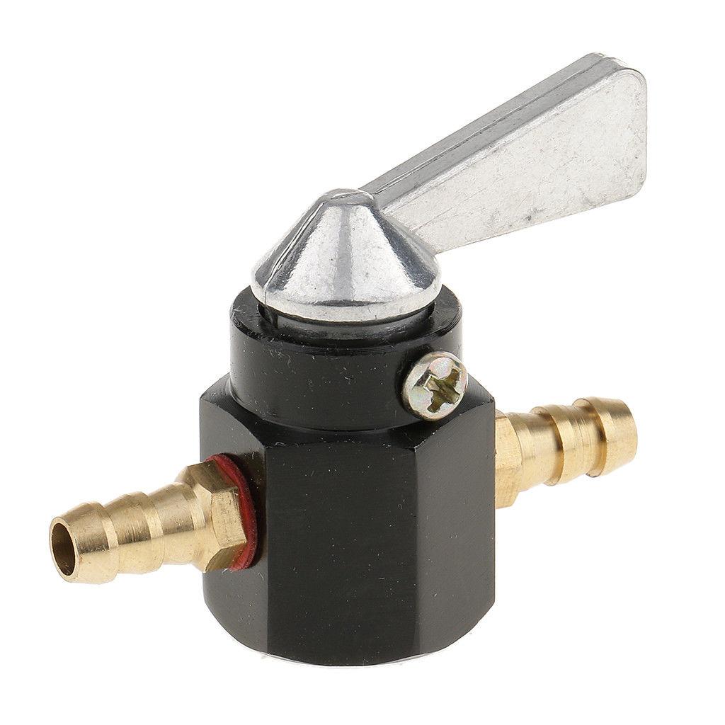 FUEL TAP INLINE BLACK