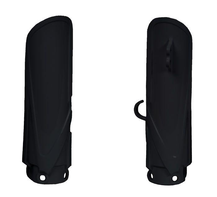 LOWER FORK GUARDS 18-24 YZ65, BLACK, RTECH R-PSYZ0NR0065, Fork Protectors BLACK