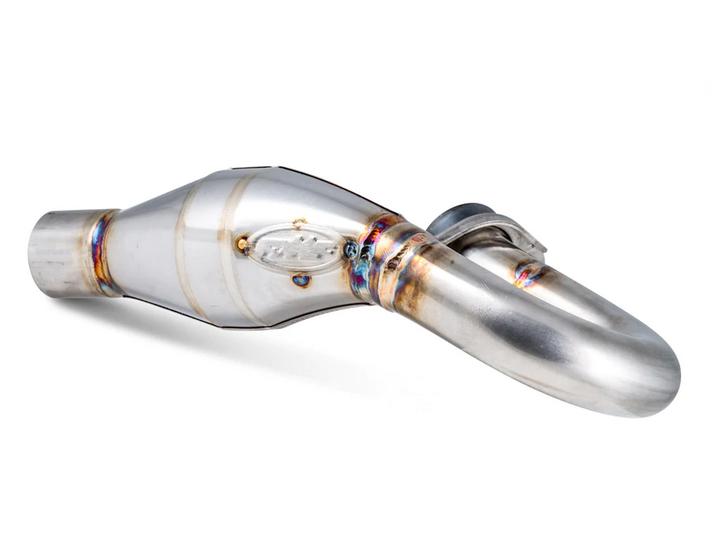 21 KAW KX250F MEGABOMB HEADER, FMF 042390, STAINLESS STEEL, KAWASAKI