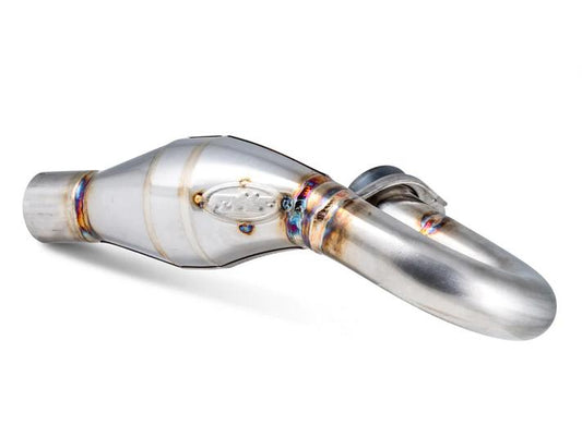 21 KAW KX250F MEGABOMB HEADER, FMF 042390, STAINLESS STEEL, KAWASAKI