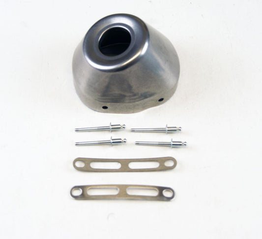 FMF POWERCORE 2.1 REP SS CAP, 020520, REPLACEMENT END CAP, 1.145 INCH, STAINLESS