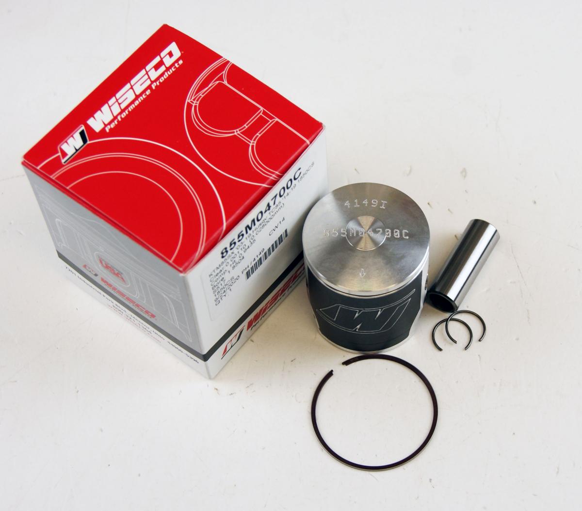 PISTON KIT 03-24 SX85 47.00, WISECO 855M04700A KTM