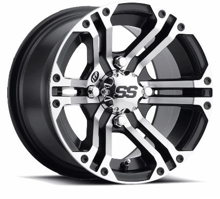 ITP ALOY WHEEL SS212 14x8 4/110, 1428374404B, RIM, 5+3, SILVER