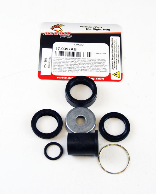 LOWER STEERING STEM KIT, ALLBALLS 25-1804, Kawasaki KFX400 03-06, Suzuki LT-230E 88-93, LT-230S 88, LT-250R 87-92, LT-250S 89-90, LT-300E 87-89