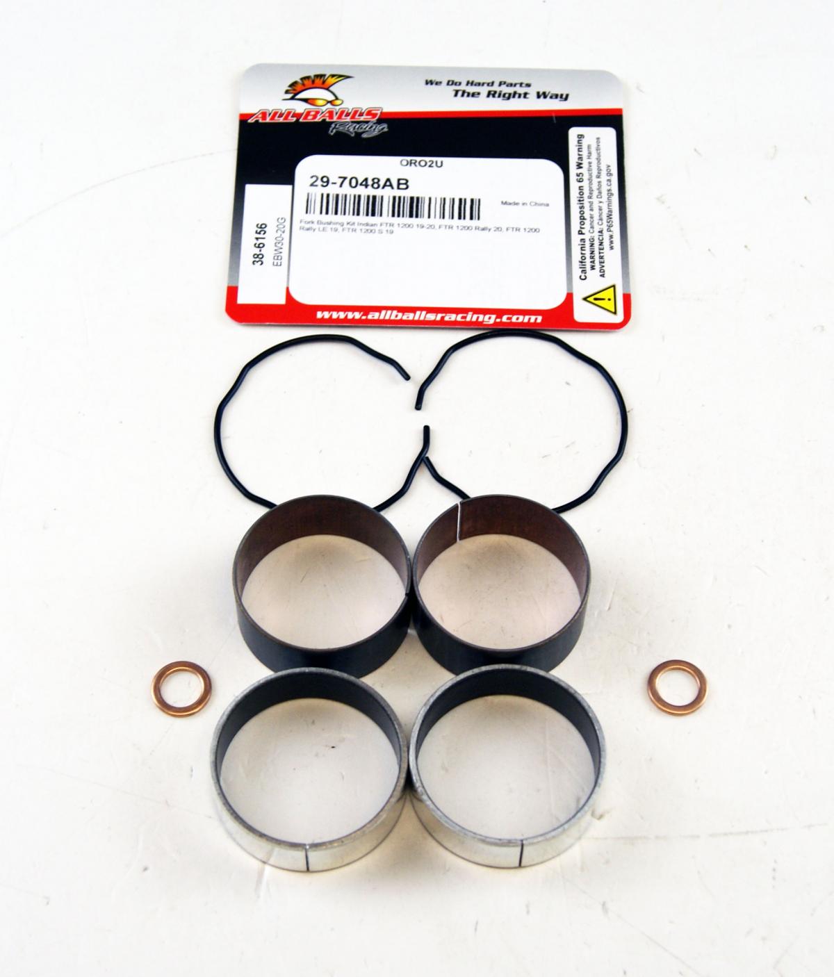 FORK BUSHING KIT 19-20 INDIAN FTR1200, ALLBALLS 38-6156 ROAD
