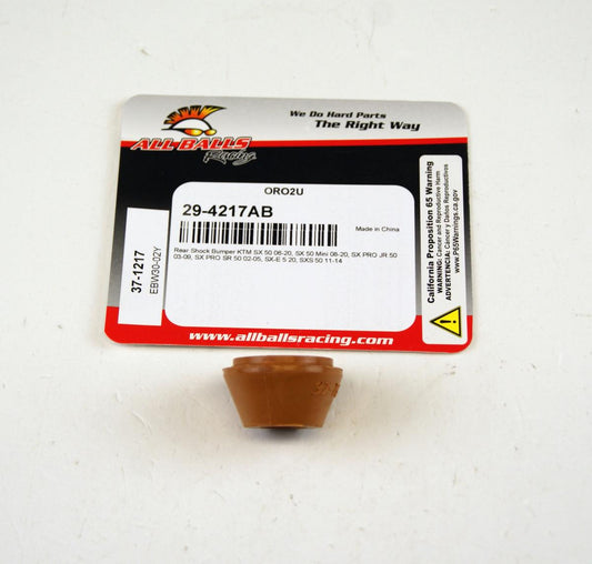 ALLBALLS SHOCK BUMP BUMPER, ALLBALLS 37-1217, KTM SX 50 06-20, SX 50 Mini 08-20, SX PRO JR 50 03-09, SX PRO SR 50 02-05, SX-E 5 20, SXS 50 11-14