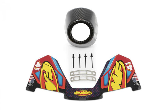 FACTORY 4.1 CARBON END CAP, FMF 040687, RIGHT CRF250/450