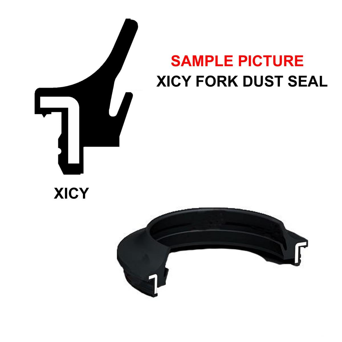 DUST SEAL XICY 43x55.5/59.5x5/14, E592 / 36-1003 / EACH, !!! DIRT RACING KIT'S !!!