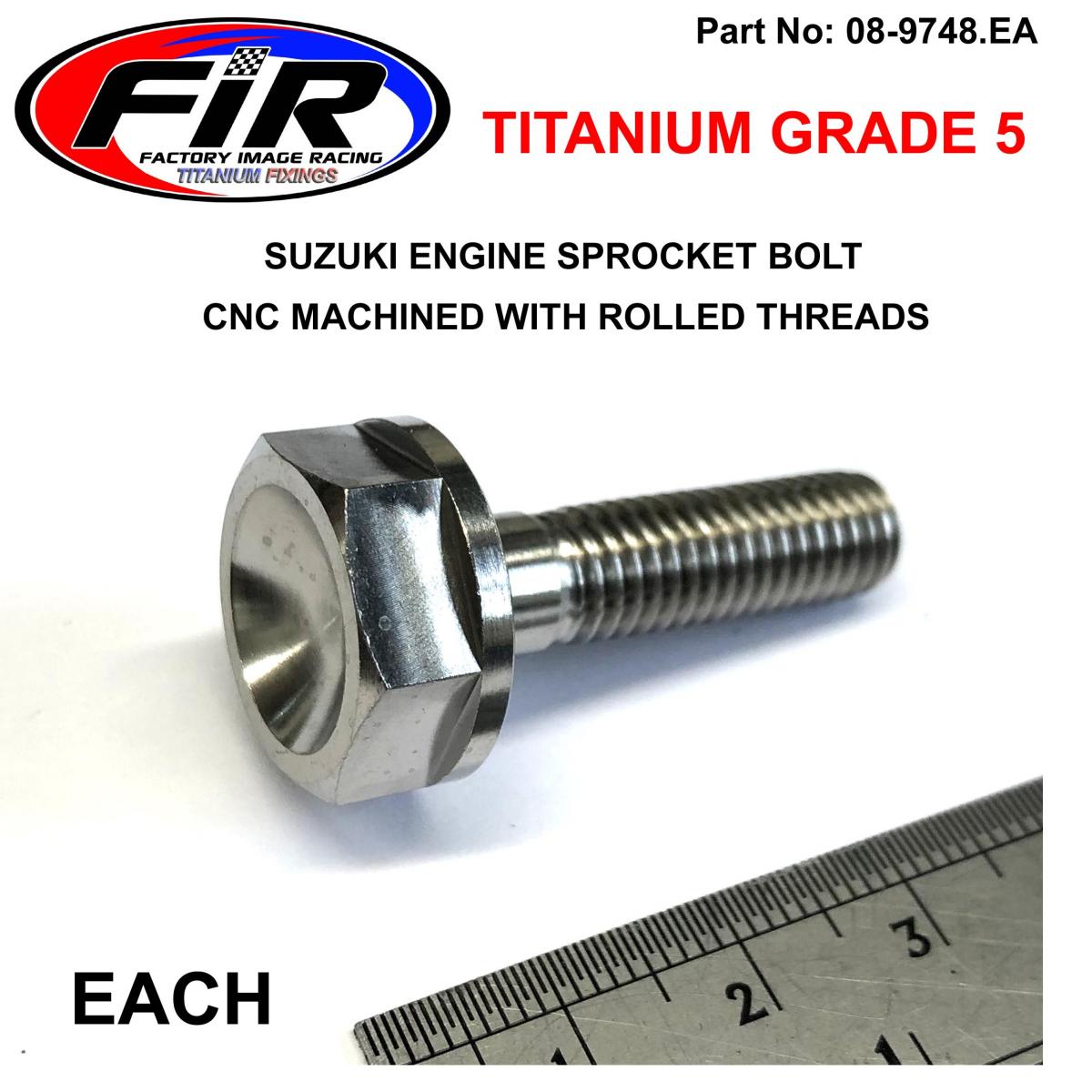 GR5 SUZUKI ENGINE SPROCKET BOLT, EACH 27517-28H00 27517-28H00-000