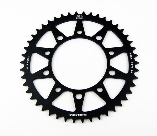 REAR SPROCKET ALLOY JTA1303.46 BLACK, HONDA ROAD CHAIN 520