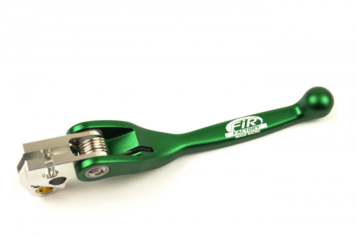 FIR H/D ULTI-FLEX LEVER KAWASAKI, FORGED ALLOY GREEN,  ACLC-381