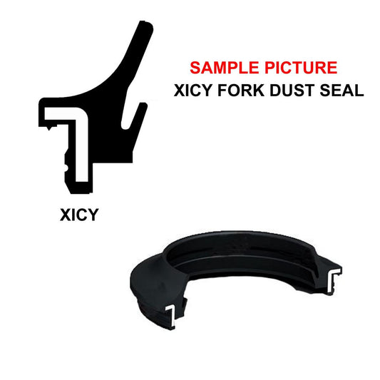 DUST SEAL XICY8 47x58.3x62x6/10.5 SS, E8178 / 36-100 / EACH, !!! DIRT RACING KIT'S !!!