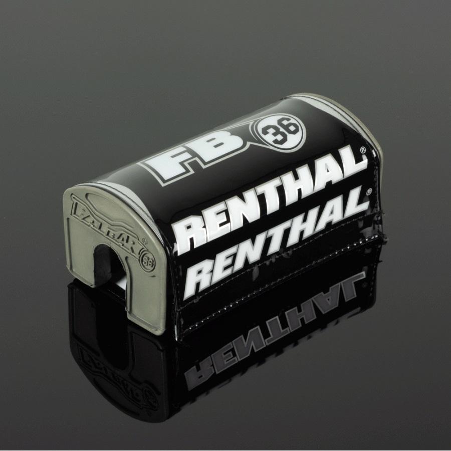 Fatbar36 Pad Renthal Black/Silver/White, RENTHAL P341