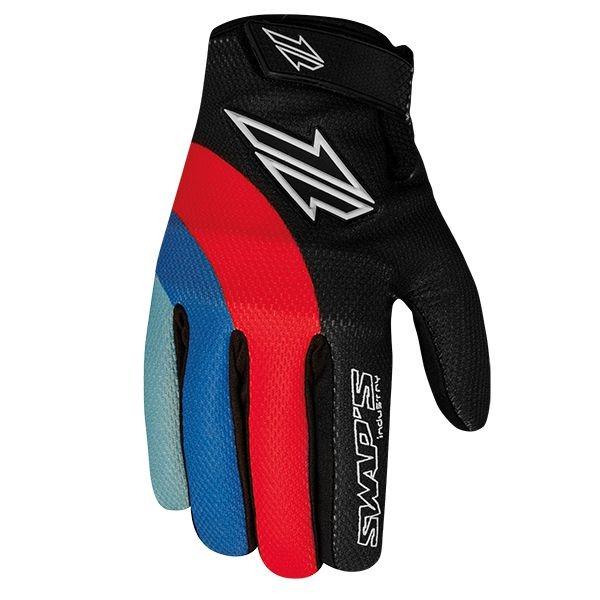 GLOVE MX SWAPS Black/Red/Blue - XXX-Large, GAN095NRB3XL