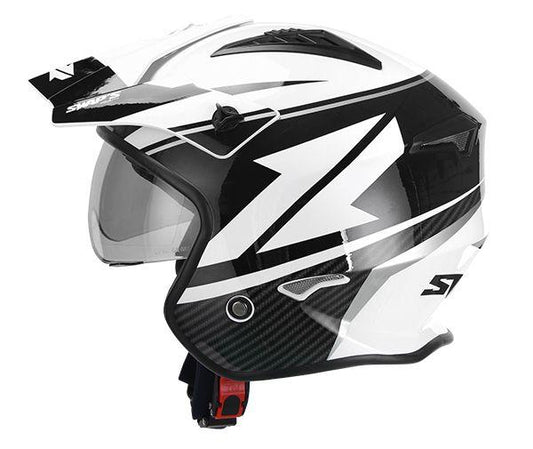 HELMET JET - XS 54cm White/Black, SWAPS S769, JTR2G1101