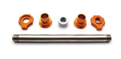 REAR SPINDLE & NUT KIT 02-15 KTM HUSQVARNA 50310085044 77310085044 50310099000