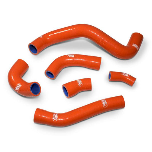 SAMCO HOSE KIT KTM OEM DESIGN, 6 PIECE KIT, ORANGE, KTM-125 OR