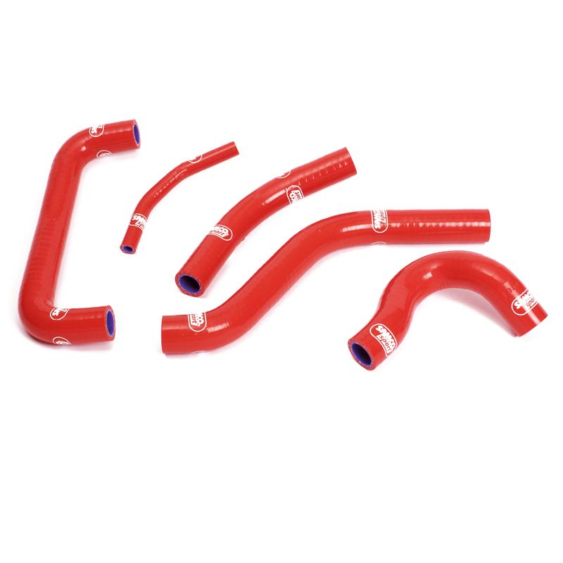 SAMCO HOSE KIT SUZUKI, 5 PIECE KIT, RED, SUZ-16 RD