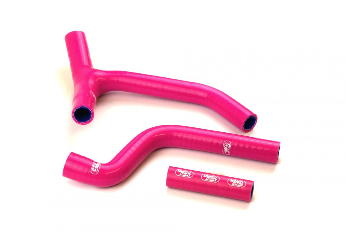 SAMCO HOSE KIT YAMAHA Y' Piece Race Design, 3 PIECE KIT, PINK, YAM-39 PK