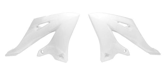 RADIATOR SCOOPS YZ125/250 2022-24 WHITE, RTECH R-CVYZ0BN0022