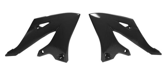 RADIATOR SCOOPS YZ125/250 2022-24 BLACK, RTECH R-CVYZ0NR0022