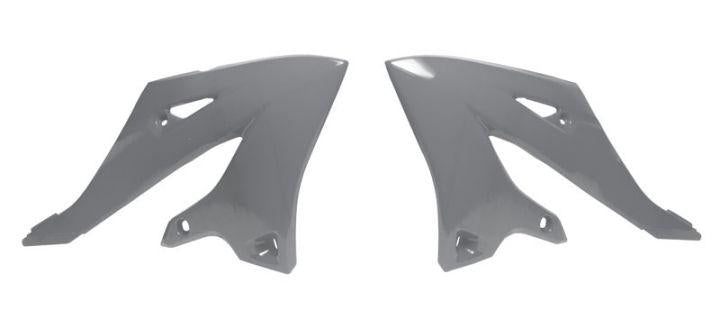 RADIATOR SCOOPS YZ125/250 2022-24 QUANTUM GREY, RTECH R-CVYZ0GR0022