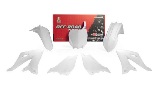 PLASTIC KIT/5 2022-23 YZ125/250 WHITE, RTECH R-KITYZ0-BN0-022