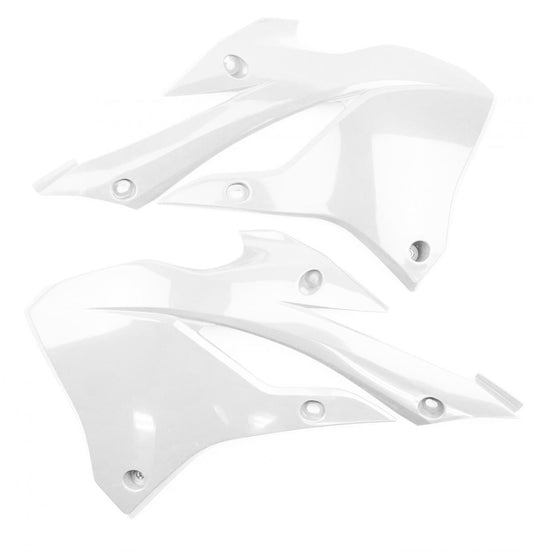 RADIATOR SCOOPS KX85/112 2022-24 WHITE, RTECH R-CVKX0BN0022