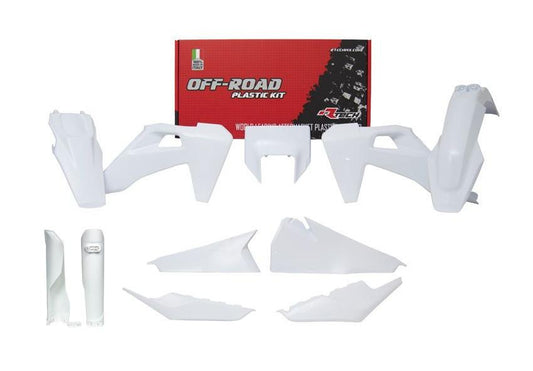 Husqvarna TE / FE Plastic Kit / Body Set – White – 2020–2023