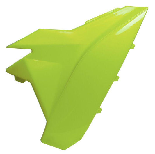 LEFT AIR BOX COVER 20-24 BETA NEON YELLOW, RTECH R-FIBETGFSX20